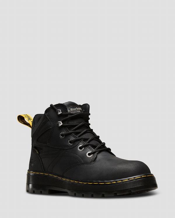 Dr Martens Pánské Pracovní Boty Plenum Steel Toe Waterproof Černé, CZ-071583